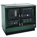 Obrázok ku produktu Sporák s výmenníkom Klaudie VSP 9112, chrómové doplnky, zelený rám, ľavý, farba zelená, KVS MORAVIA