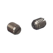 Obrázok kategórie Nastavovacie skrutky (červíky) rovná drážka a plochý koniec DIN 551