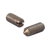 Obrázok kategórie Nastavovacie skrutky (červíky) rovná drážka a hrot DIN 553