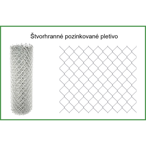 Zväčšený obrázok kategórie Štvorhranné pletené pletivá Zn