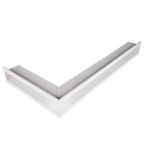 Obrázok ku produktu Krbová mriežka otvorená rohová 60x40x6, ľavá, biela