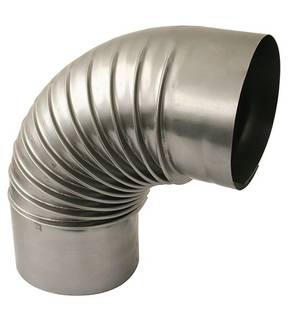 Obrázok ku produktu Koleno dymové 0,5 mm pevné 160/90°