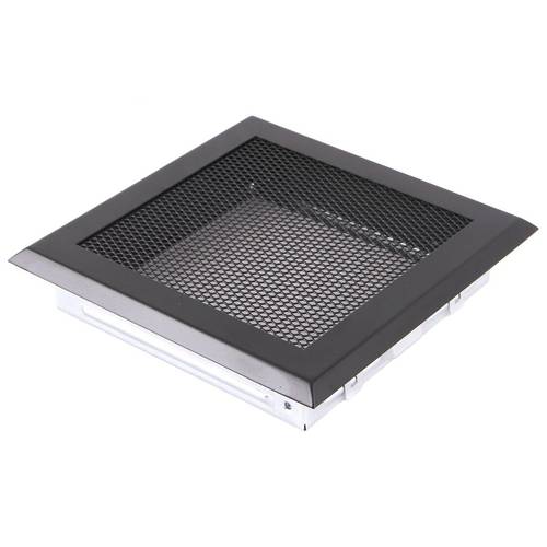 Zväčšený obrázok ku produktu Krbová mriežka 16x16, čierna matná