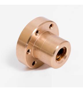 Obrázok ku produktu Matica TR10x3 s prirubou Bronz