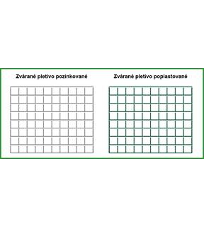 Obrázok ku produktu Sieť zváraná 1000/1,20/13,0x13,0 mm, balík 25 m, PVC