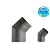 Obrázok ku produktu Koleno dymové 2 mm pevné 150/45° SA, sivé