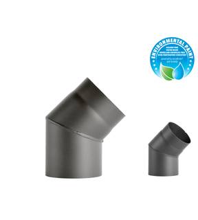 Obrázok ku produktu Koleno dymové 2 mm pevné 150/45° SA, sivé