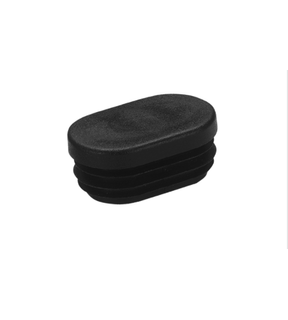 Obrázok ku produktu Zátka 30x15, 0.8-2mm čierna plochooválna