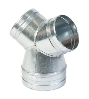 Obrázok ku produktu Y - kus redukcia 150 mm/2x125 mm, 90°, Zn