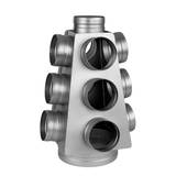 Obrázok ku produktu Skrinka rozvodu vzduchu 150 mm - 5x125 mm, Zn, strom
