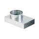 Obrázok ku produktu Redukcia kanál/rúra 200x90 mm/100 mm, Zn