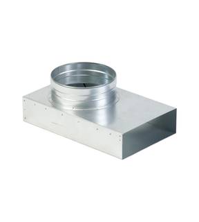 Obrázok ku produktu Redukcia kanál/rúra 200x90 mm/150 mm, Zn