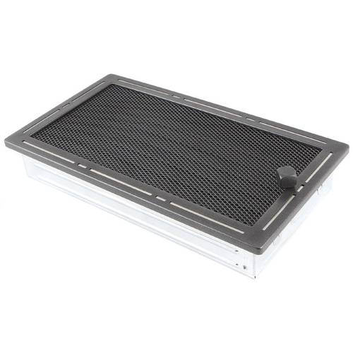 Zväčšený obrázok ku produktu Krbová mriežka TERND 16x32 so žalúziou, grafit