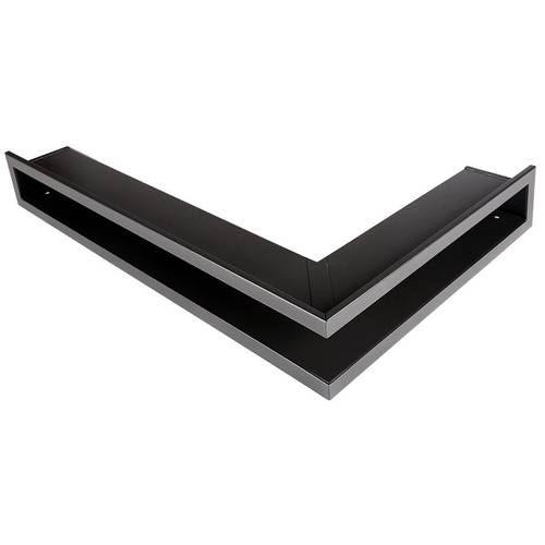 Zväčšený obrázok ku produktu Krbová mriežka otvorená rohová 60x40x6, pravá, grafit