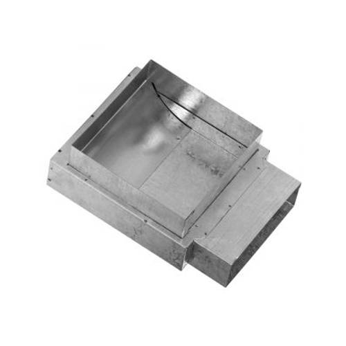 Zväčšený obrázok ku produktu Kanál 200x90 mm/16x16, redukcia/mriežka, Zn