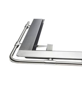 Obrázok ku produktu Rám sporákový s madlom matný antikoro 640x550 pravý pre platne 550x320