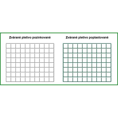 Zväčšený obrázok ku produktu Sieť zváraná 1000/0,80/13,0x13,0 mm, balík 25 m, Zn