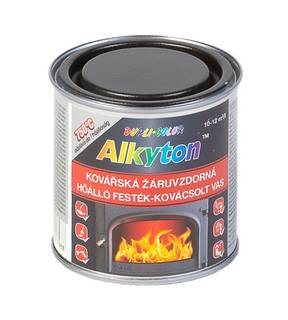 Obrázok ku produktu Žiaruvzdorná farba ALKYTON čierna, 250 ml