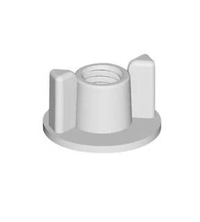 Obrázok ku produktu Matica M6 krídlová s podložkou PA 6.6