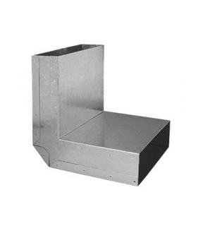 Obrázok ku produktu Kanál koleno stena - strop 150x50 mm/90°, Zn