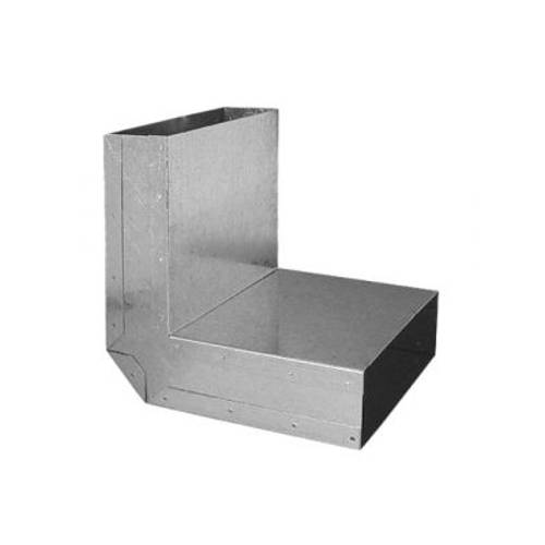 Zväčšený obrázok ku produktu Kanál koleno stena - strop 150x50 mm/90°, Zn
