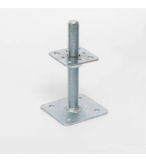 Obrázok ku produktu Pätka 110/110 - M24x250/4 s vrchnou doskou 80/80 Zn