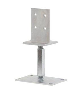 Obrázok ku produktu Pätka T 80x100/8 nastaviteľná výška 110-160 Zn