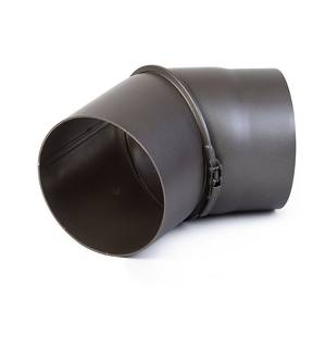 Obrázok ku produktu Koleno dymové 2 mm nastaviteľné 150/45° SA, sivé