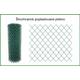 Obrázok ku produktu Štvorhranné pletivo pletené poplastované, výška 1000 mm, veľkosť oka 60x60 mm, hrúbka drôtu 2,5 mm, balík 25 m, RAL 6005