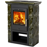 Obrázok ku produktu Krbové kachle Borgholm keramik, olivovo-zelená, THORMA