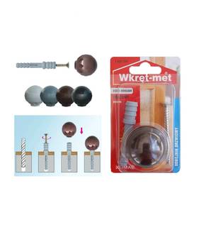 Obrázok ku produktu Hmoždinka 8x60 BODB plastový doraz dverí hnedý