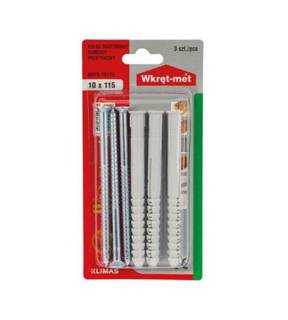 Obrázok ku produktu Blister KPS 8x80 Hmoždinka rámová + SZHT 6ks