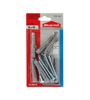 Obrázok ku produktu Blister BK 12x80 hmoždinka + S6HR 4ks