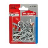 Obrázok ku produktu Blister BS 10 hmoždinka + hák C 5ks