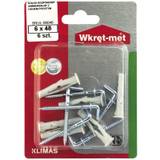 Obrázok ku produktu Blister RUL 6x48 hmoždinka + hák L 6ks