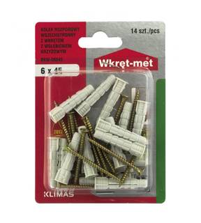 Obrázok ku produktu Blister KW 8x60 hmoždinka + UVZH 8ks