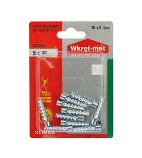 Obrázok ku produktu Blister KMG 8x36 hmoždinka plechová pórobetón 7ks