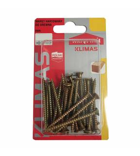 Obrázok ku produktu Blister WK 5x80 skrutka do dreva ZH PZ žltý Zn 7ks