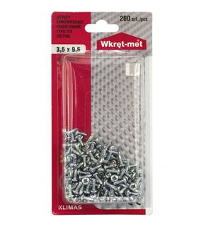 Obrázok ku produktu Blister TEx 3,5x9,5 DIN 7504N PH TEx Zn 200ks