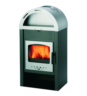 Obrázok ku produktu Krbové kachle Vaasa plus III, antracit/veko a dvierka strieborné, HAAS+SOHN HOME