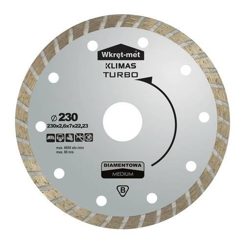 Zväčšený obrázok ku produktu Kotúč 230/2.6/22 TDT-M diamantový TURBO