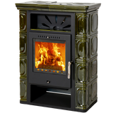 Obrázok ku produktu Krbové kachle Borgholm TOP, olivovo-zelená, THORMA