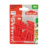 Obrázok ku produktu Blister SFX 6x30 hmoždinka UNI nylon 35ks