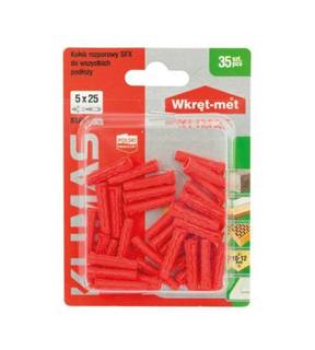 Obrázok ku produktu Blister SFX 6x30 hmoždinka UNI nylon 35ks