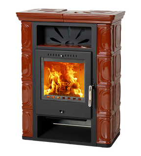 Obrázok ku produktu Krbové kachle Borgholm TOP, gaštanový, THORMA