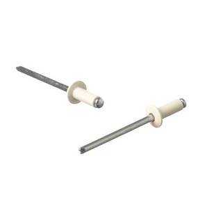 Obrázok ku produktu Nit trhací 4x10 Al/St RAL 9016 dopravná biela