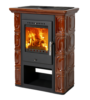 Obrázok ku produktu Krbové kachle Borgholm keramik, hnedý, THORMA