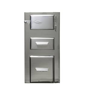 Obrázok ku produktu Štít kúrenia 750x330 s uhliakom antikoro na murované pece