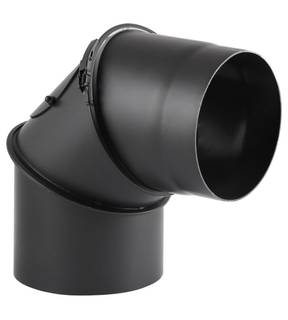 Obrázok ku produktu Koleno dymové 2 mm nastaviteľné 180/90° SA s čistiacim otvorom
