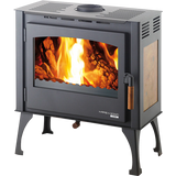 Obrázok ku produktu Krbové kachle Foresta, čierna/dlažba dekor drevo, HAAS+SOHN HOME